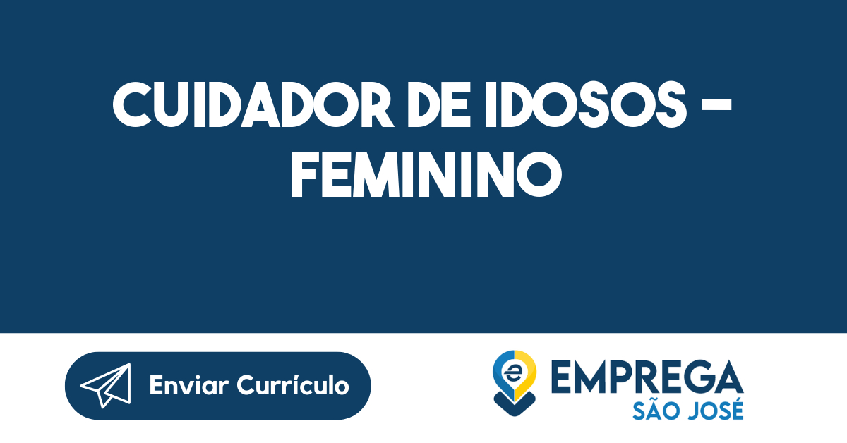 CUIDADOR DE IDOSOS - FEMININO 9