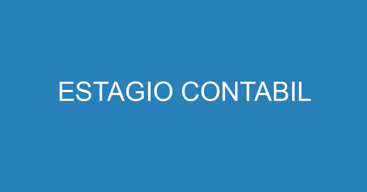 ESTAGIO CONTABIL 313