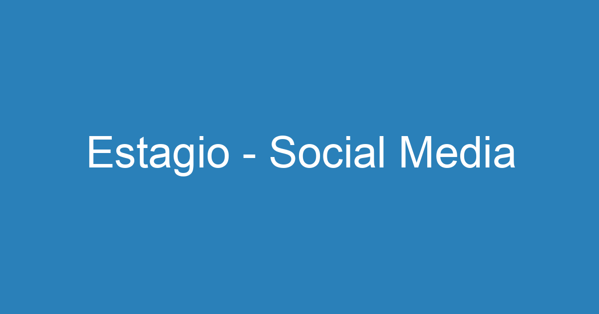 Estagio - Social Media 127