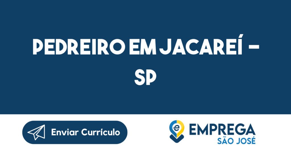 Pedreiro em Jacareí - SP 1 Pedreiro em Jacareí - SP 1