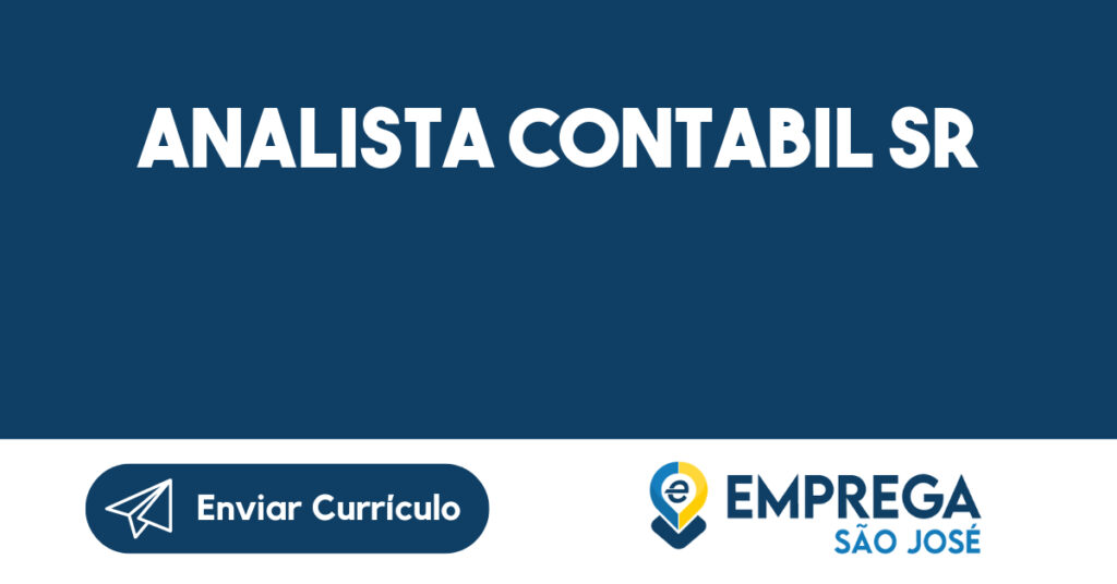 ANALISTA CONTABIL SR 1 ANALISTA CONTABIL SR 1
