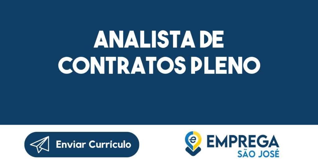 Analista de Contratos Pleno 1 Analista de Contratos Pleno 1