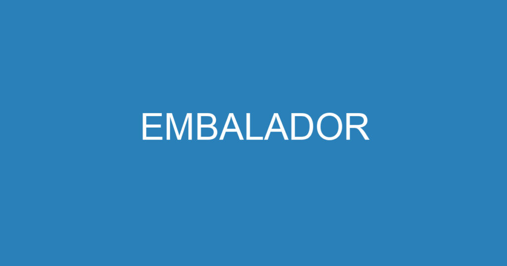 EMBALADOR 1 EMBALADOR 1