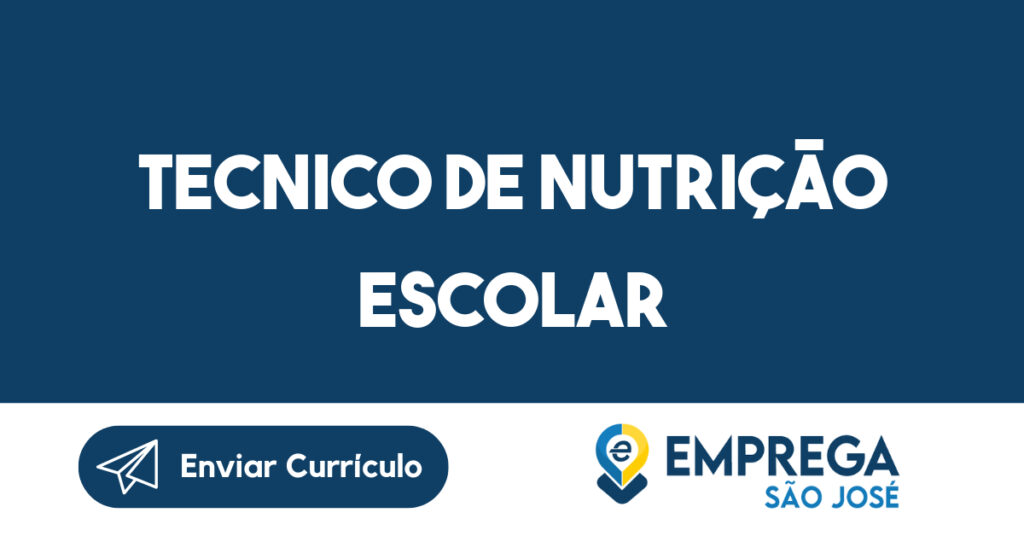 Tecnico de nutrição escolar 1 Tecnico de nutrição escolar 1