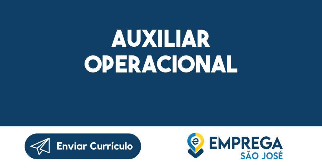 Auxiliar Operacional 1 Auxiliar Operacional 1
