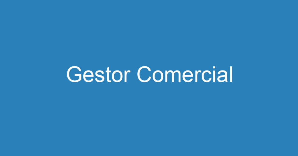 Gestor Comercial 1