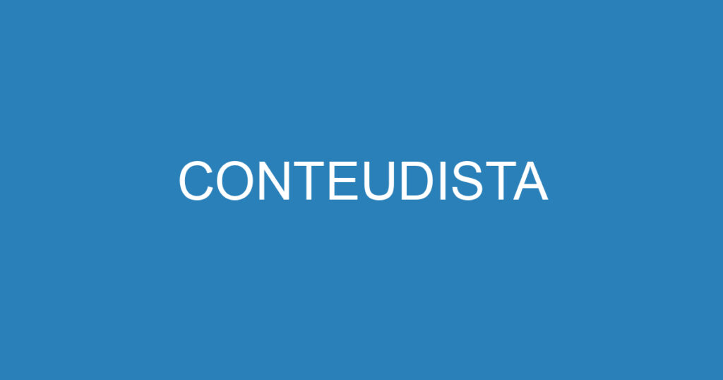 CONTEUDISTA 1 CONTEUDISTA 1