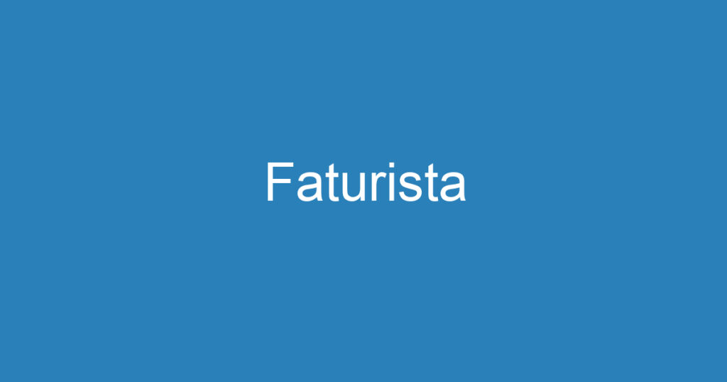 Faturista 1 Faturista 1