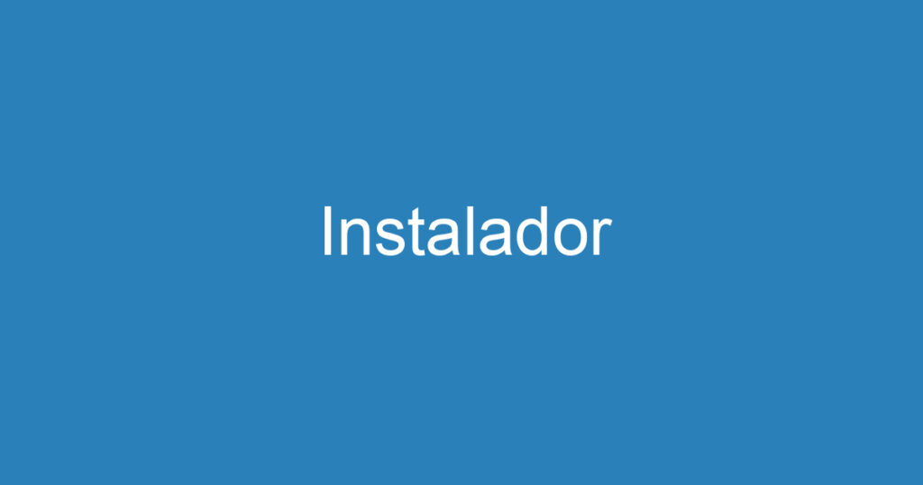 Instalador 1 Instalador 1