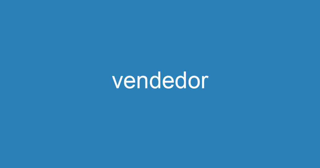 vendedor 1 vendedor 1