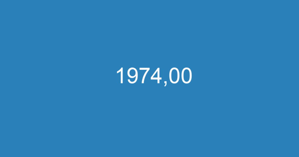 1974,00 1 1974,00 1