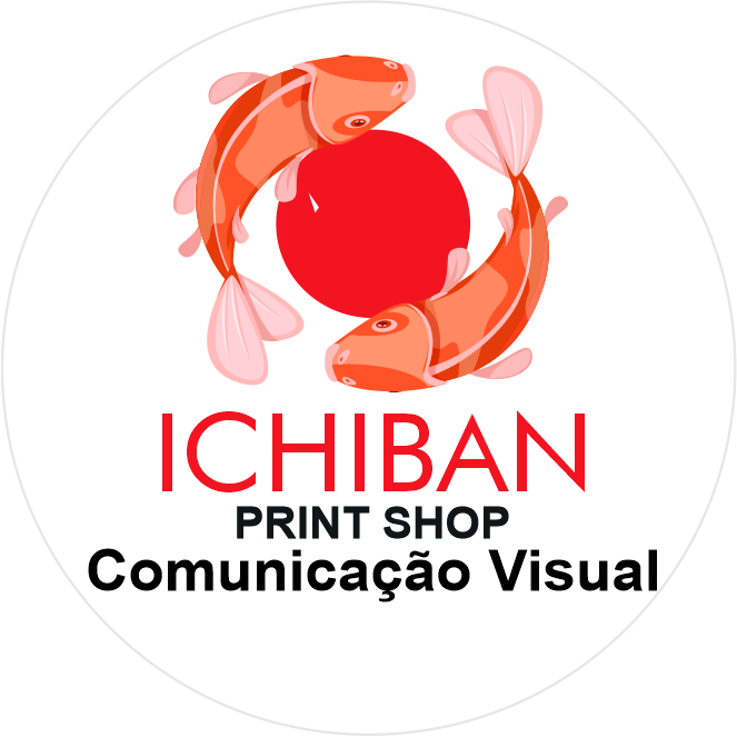 Logo Ichiban Print Shop Comunicação Visual e Gráfica Rápida
