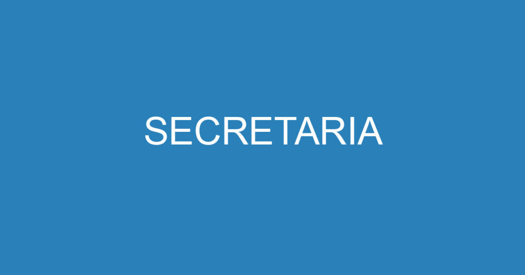 SECRETARIA-São José dos Campos - SP 1 SECRETARIA-São José dos Campos - SP 1