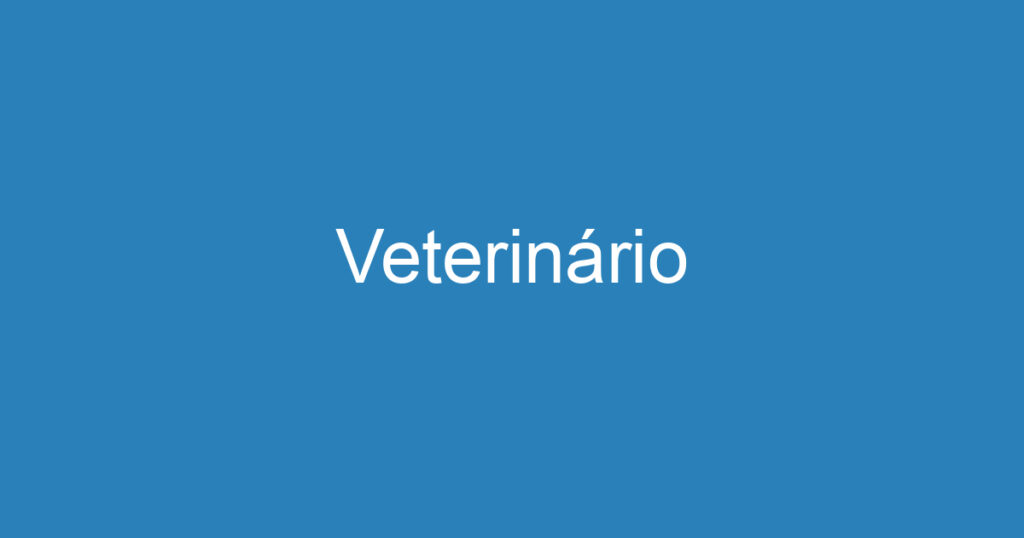 Veterinário 1 Veterinário 1