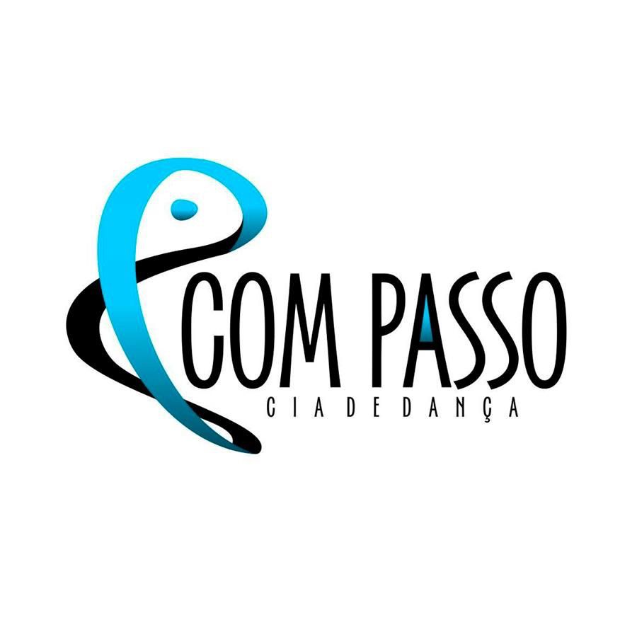 Logo Com Passo Cia de Dança