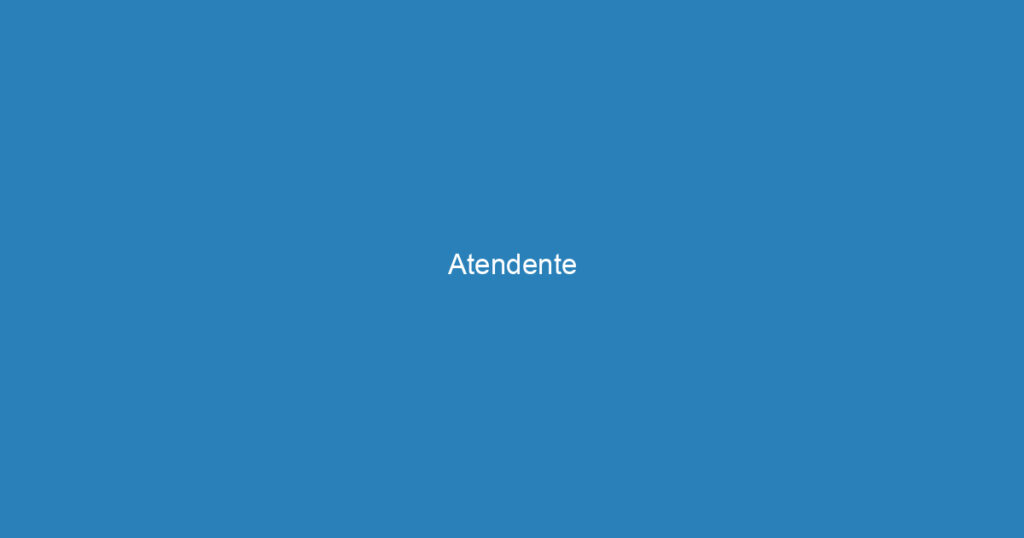 Atendente 1