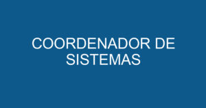 COORDENADOR DE SISTEMAS 7