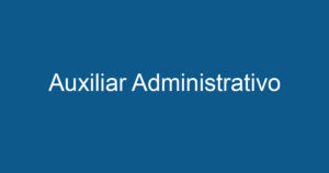 Auxiliar Administrativo 2