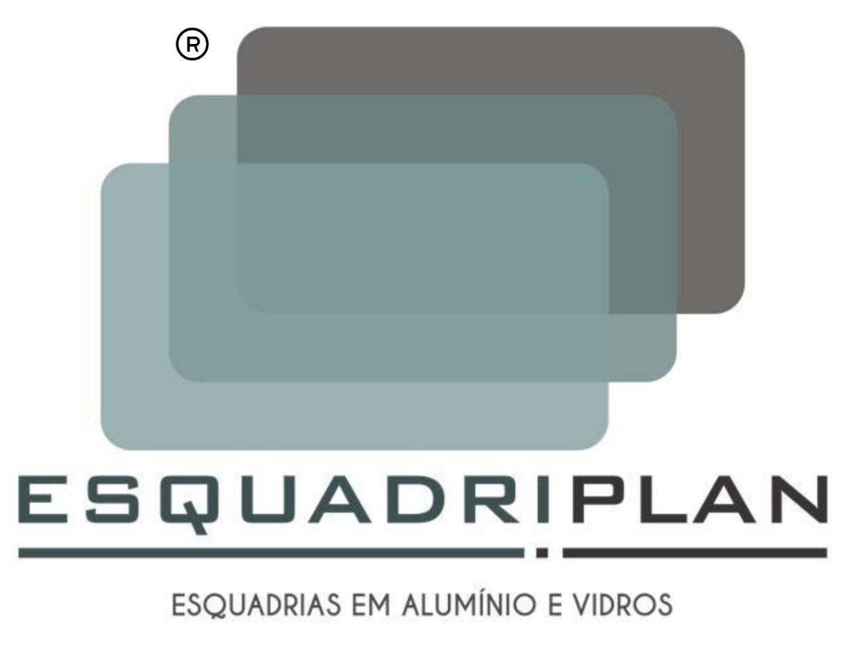 Logo Esquadriplan esquadrias de Alumínio