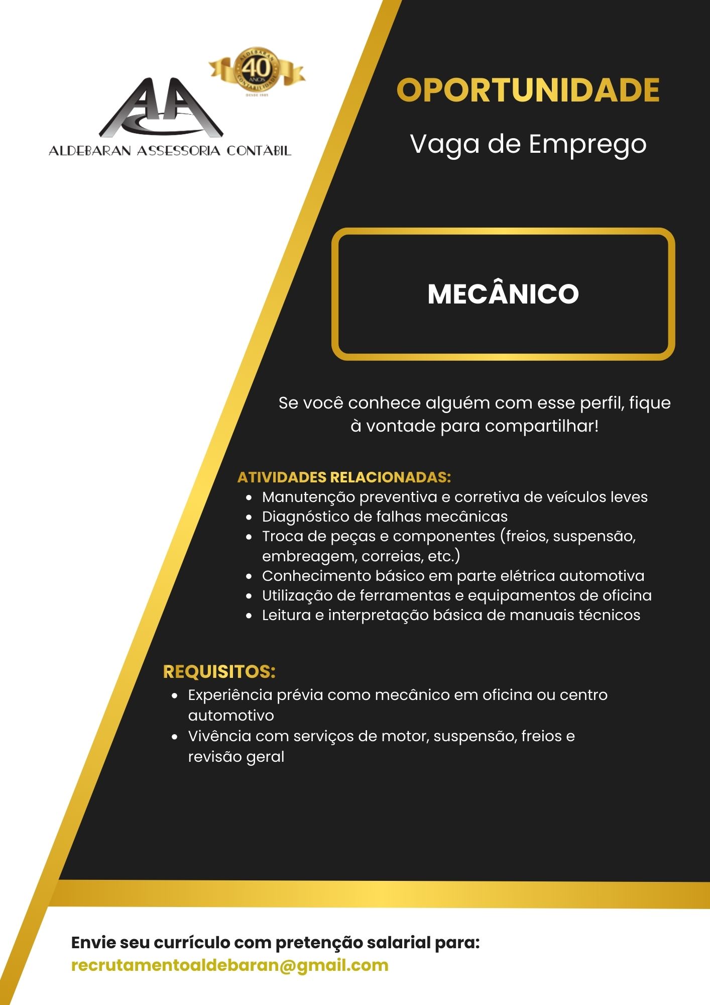 Logo ALDEBARAN CONTABILIDADE - RECRUTAMENTO PARA CLIENTES